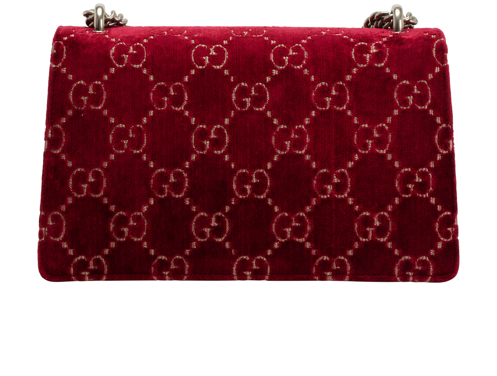 Old Small Dionysus, &pound;950, Handbags, Red, Velvet, Back view